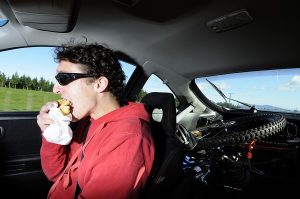 eating and driving