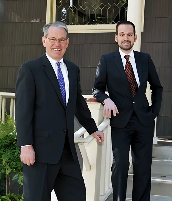 Vancouver Personal Injury Attorneys Don Jacobs and Jesse Jacobs standing headshot