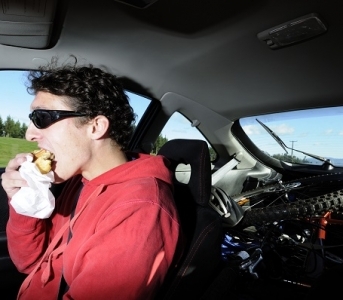 Is Eating While Driving Illegal?